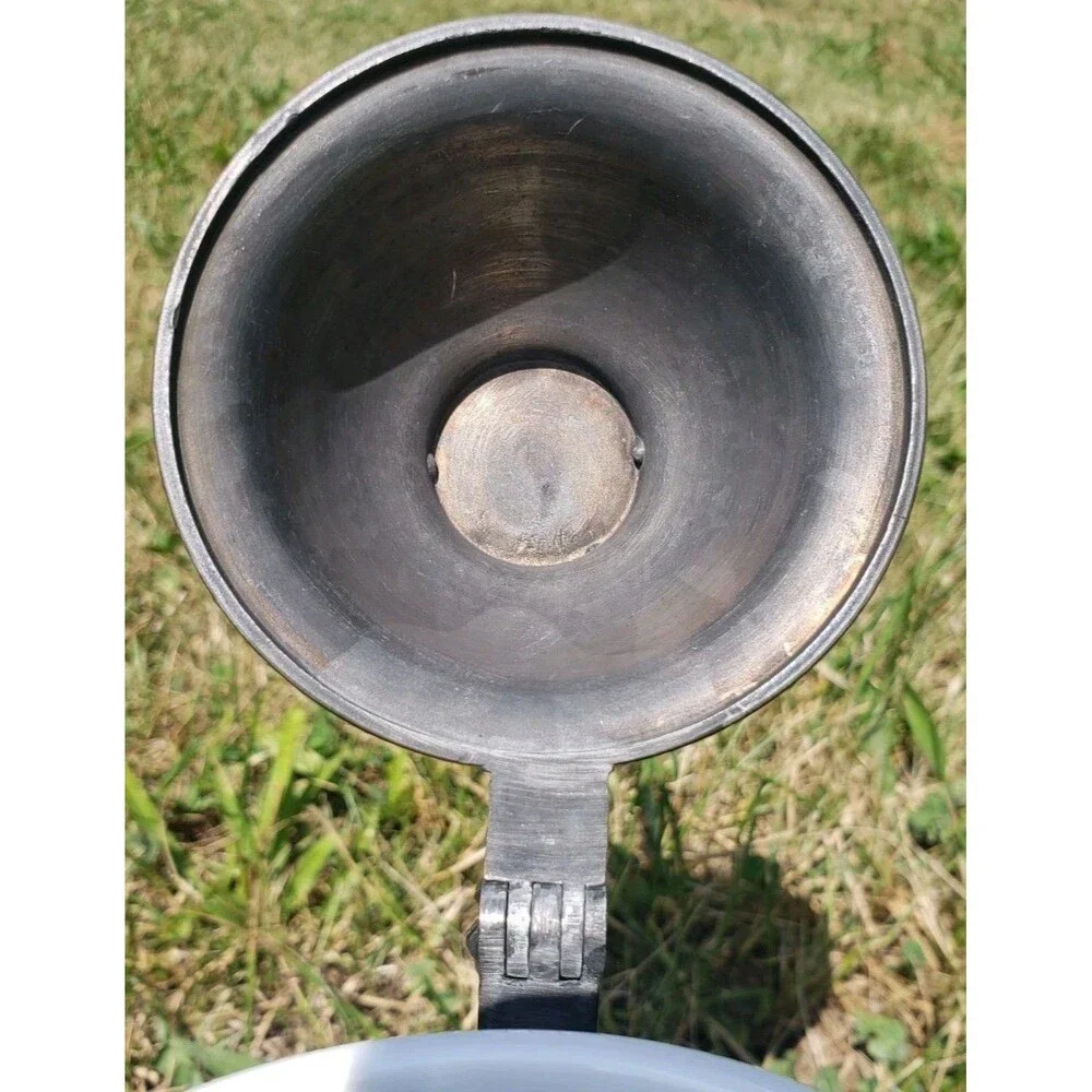 Antique German Reservistenkrug Beer Stein Regt Nr 71 Cassel 1909-12 Cannon Lid